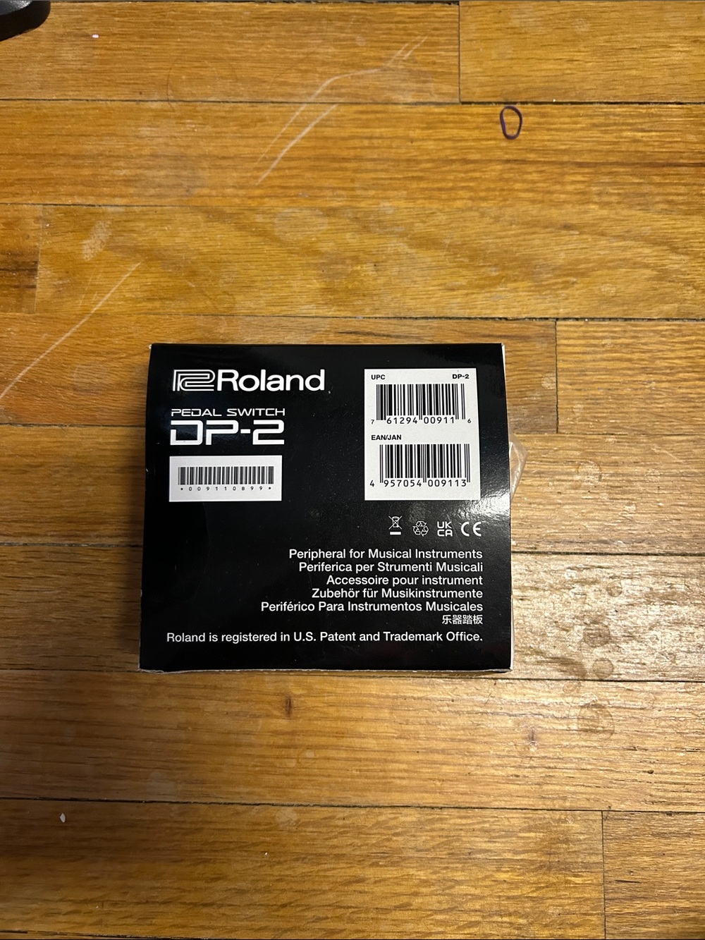 Roland DP-2 Pedal Switch - Black